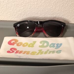 Blended Red And Black Sunglasses